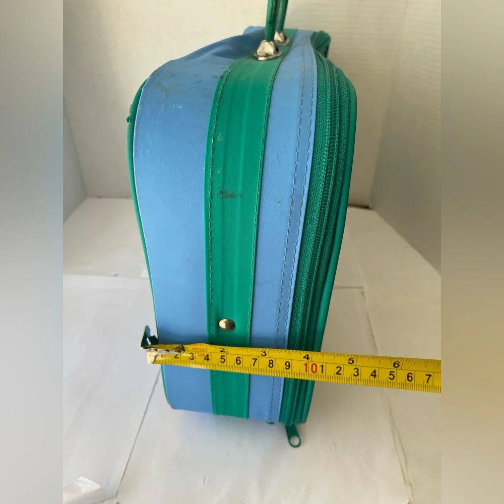 Vintage 90s Disney Pocahontas Meeko Blue Kids Suitcase Luggage Y2K